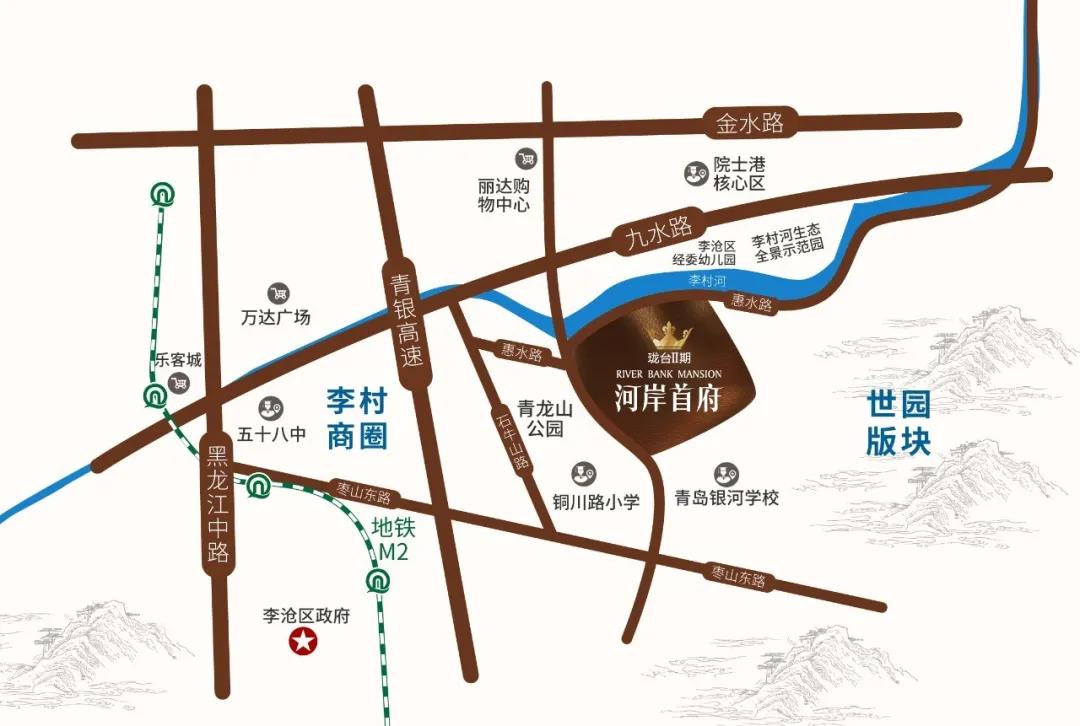 区位图 