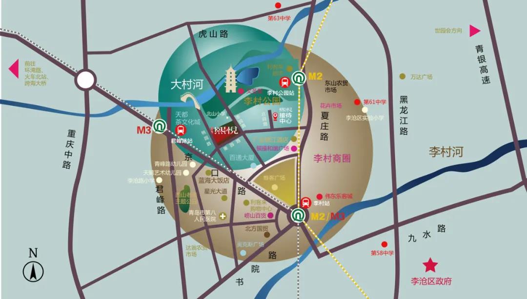 区位图 