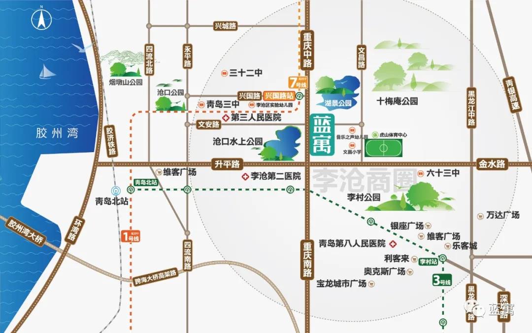 区位图 
