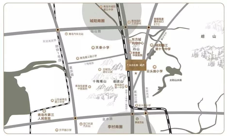 区位图 