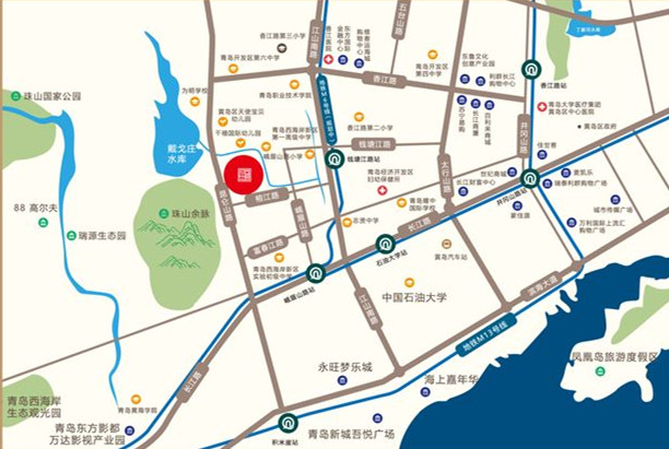 区位图 