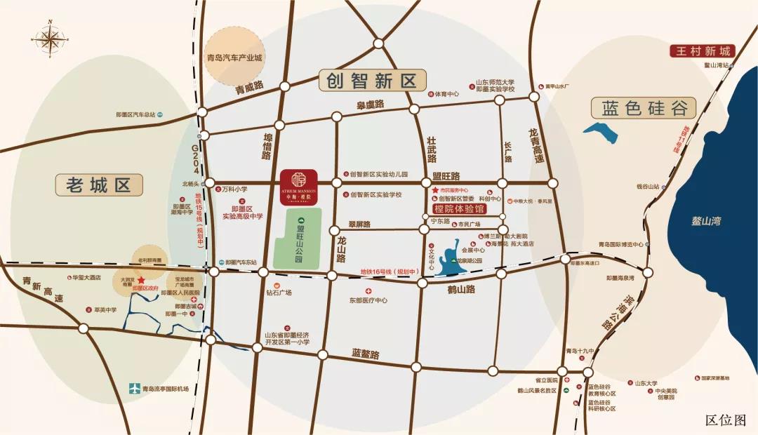 区位图 