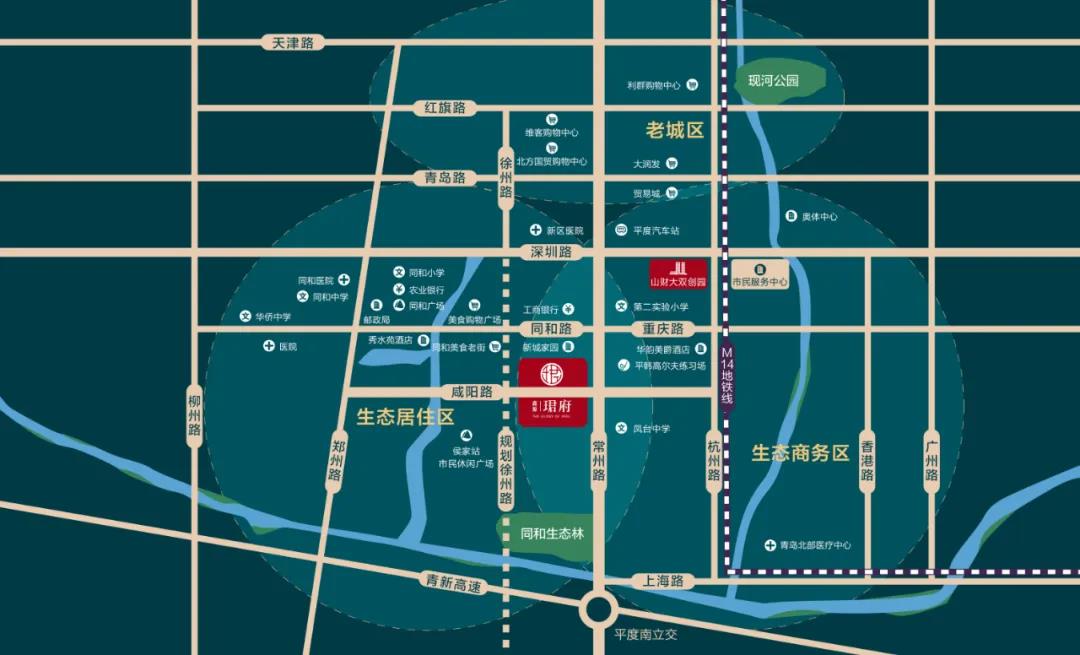 区位图 