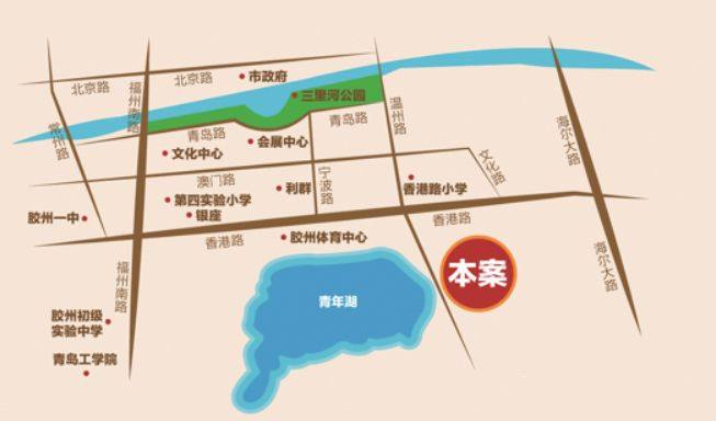 区位图 