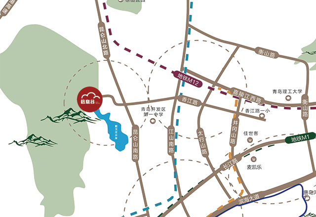 区位图 